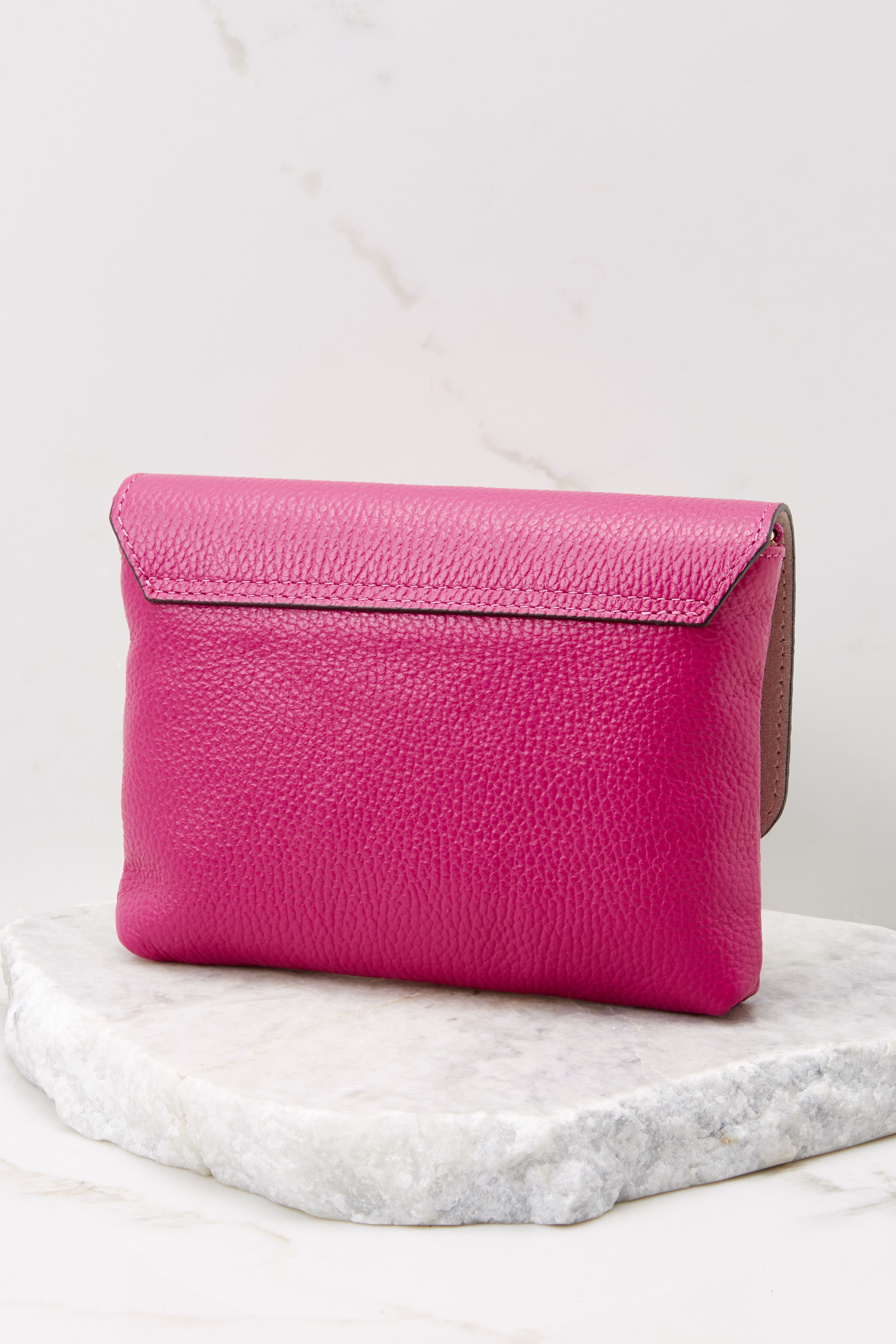 7 Work Smarter Hot Pink Leather Bag at reddress.com