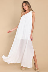 1 Walking In The Clouds Off White Maxi Dress at reddress.com