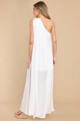 8 Walking In The Clouds Off White Maxi Dress at reddress.com