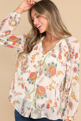 13 Visions From The Meadow Ivory Top at reddress.com