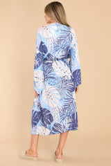 10 Wind Whipped Blue Print Cover Up at reddress.com