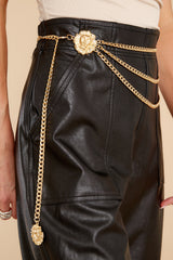 1 Save The Day Gold Chain Belt at reddress.com