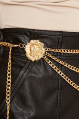 3 Save The Day Gold Chain Belt at reddress.com