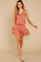 3 Some Time Soon Light Clay Lace Dress at reddress.com
