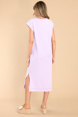 9 The More You Know Purple Midi Dress at reddress.com