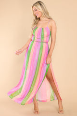 4 Vanille Mix Marbella Printemps Long Dress at reddress.com