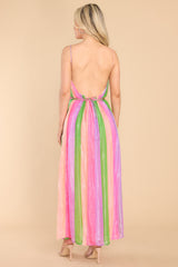 7 Vanille Mix Marbella Printemps Long Dress at reddress.com