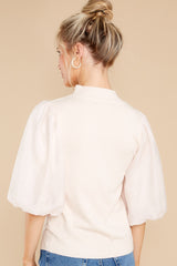 9 With Purpose Light Taupe Top at reddress.com