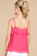 7 Everything's Easy Hot Pink Tank Top at reddress.com