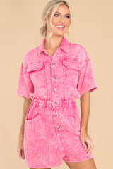 8 What A Girl Wants Pink Romper at reddress.com