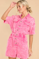 9 What A Girl Wants Pink Romper at reddress.com