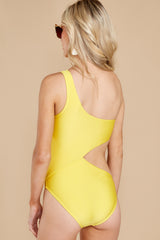 8 Find A Wave Yellow One Piece Swimsuit at reddress.com