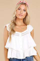 1 Truly Angelic White Top at reddress.com