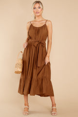 5 Undeniably Beautiful Cinnamon Midi Dress at reddress.com