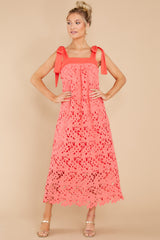 2 Special Occasion Coral Maxi Dress at reddress.com