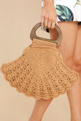 1 Days In The Sun Camel Crochet Bag at reddress.com