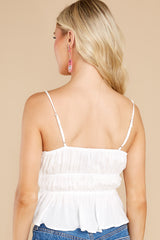 9 Daily Choice White Crop Top at reddress.com