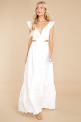 6 Tell Me When White Maxi Dress at reddress.com