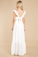 8 Tell Me When White Maxi Dress at reddress.com