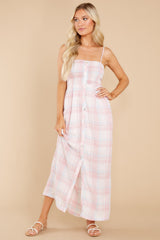 7 The Sweetest Reveal Pink and Blue Plaid Dress at reddress.com