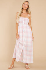 6 The Sweetest Reveal Pink and Blue Plaid Dress at reddress.com
