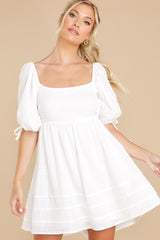 6 Morning Breeze White Dress at reddress.com
