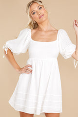 7 Morning Breeze White Dress at reddress.com