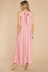 6 Worth Every Penny Rose Pink Maxi Dress at reddress.com