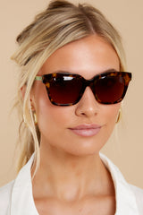 1 Bella XS Amber Tortoise Brown Fade Sunglasses at reddress.com