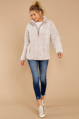 3 Seven Wonders Frosted Pale Mauve Pullover at reddress.com