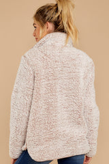 8 Seven Wonders Frosted Pale Mauve Pullover at reddress.com
