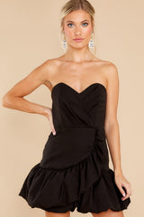 5 Trembling Hearts Black Dress at reddress.com