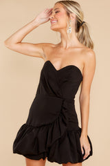 6 Trembling Hearts Black Dress at reddress.com