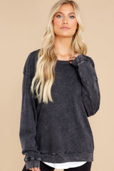 6 Closer To You Charcoal Pullover at reddress.com