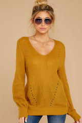 7 Time For This Goldenrod Sweater at reddress.com