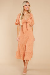 7 Unimaginably Interested Apricot Maxi Skirt at reddress.com