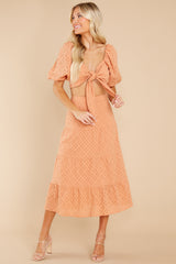 6 Unimaginably Interested Apricot Maxi Skirt at reddress.com