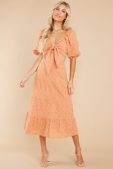 4 Unimaginably Interested Apricot Maxi Skirt at reddress.com