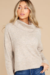 4 With Pleasure Taupe Sweater at reddress.com