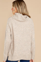 8 With Pleasure Taupe Sweater at reddress.com