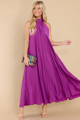 2 Worth Every Penny Bright Purple Maxi Dress at reddress.com