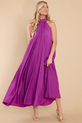 4 Worth Every Penny Bright Purple Maxi Dress at reddress.com