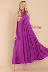 7 Worth Every Penny Bright Purple Maxi Dress at reddress.com