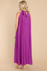 8 Worth Every Penny Bright Purple Maxi Dress at reddress.com