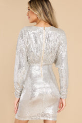 9 Would You Believe Silver Sequin Dress at reddress.com