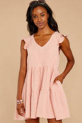 6 Touch Of Sweet Light Pink Dress at reddress.com