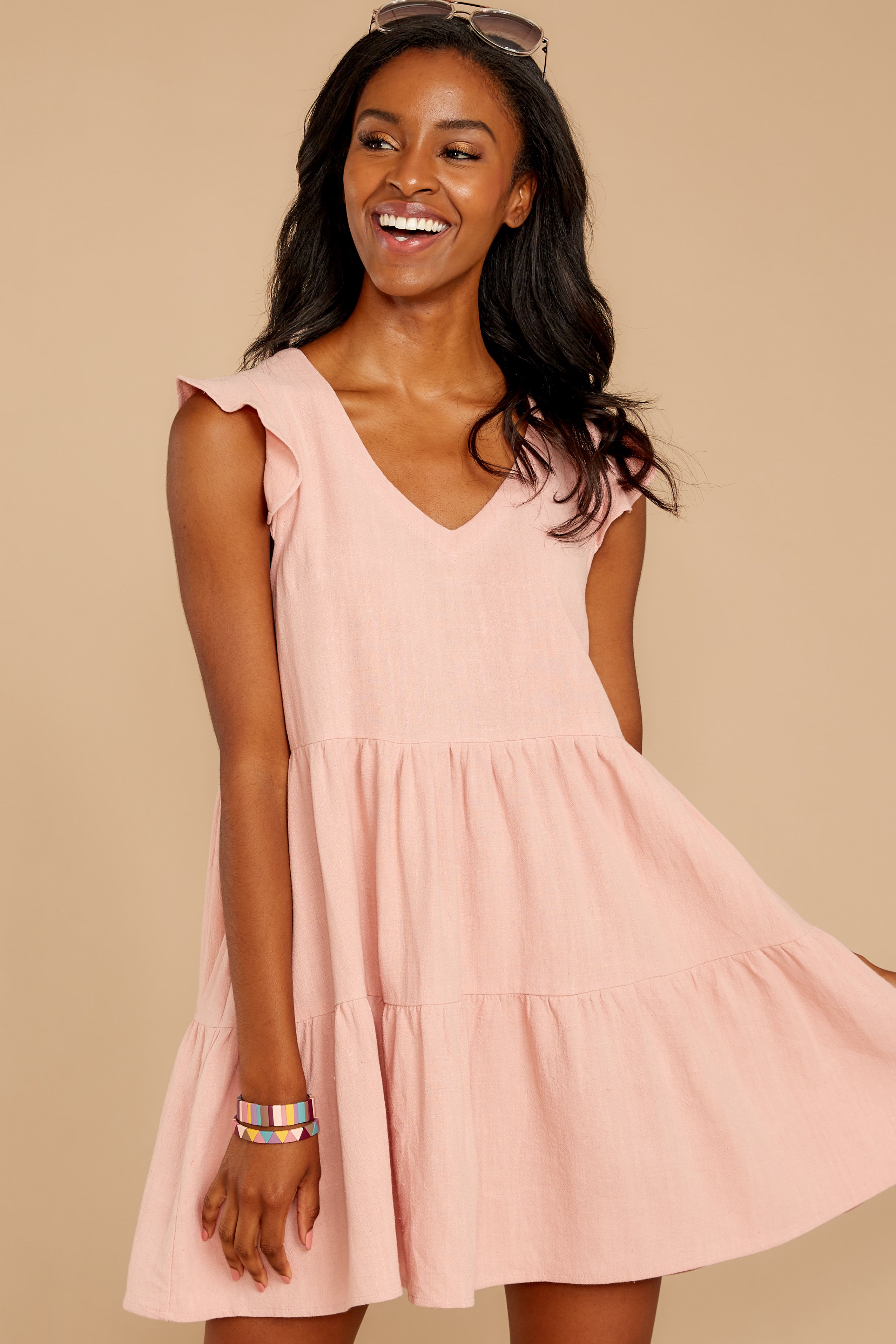8 Touch Of Sweet Light Pink Dress at reddress.com