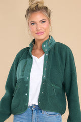 9 Work Overtime Emerald Jacket at reddress.com