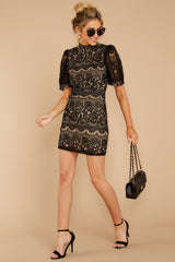 1 Idea Of You Black Lace Dress at reddress.com