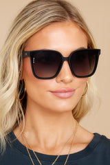1 Sweet About Me Black Sunglasses at reddress.com